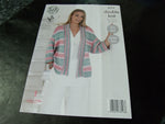 King Cole Double Knit Pattern 4773 Ladies Cardigan Easy Knit