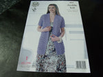 King Cole Double Knit Pattern 4837 Cardigans