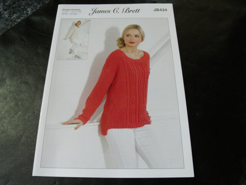 James C Brett Double Knitting Pattern JB434