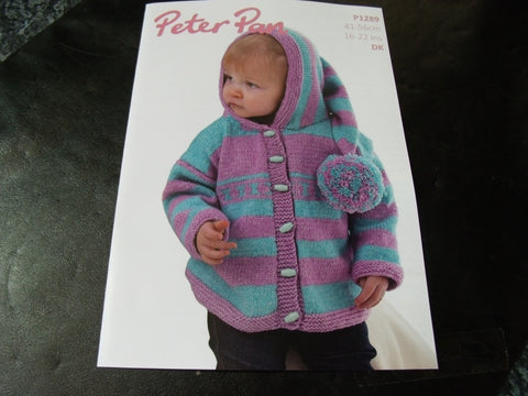 Peter Pan Striped Jacket with Pixie Hood Pattern P1289