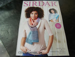 Sirdar  Colourwheel Double Knitting Pattern 8032 Scarf and Wrap