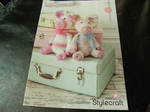 Stylecraft Squiggly Pigs Double Knit Crochet Design 9353