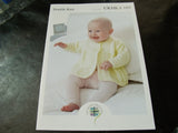 UKHKA Double Knitting Pattern 165 Cardigan and Matinee Coat