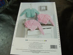 UKHKA Double Knitting Pattern 166 Cardigan and Sweater