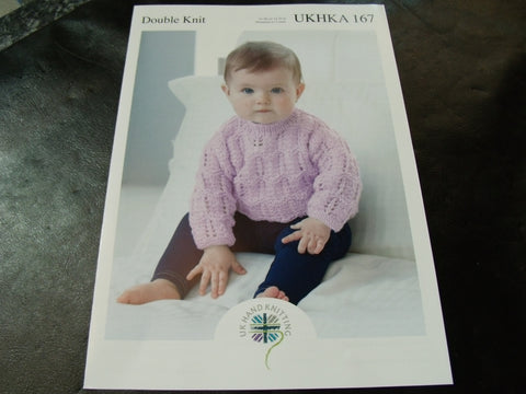 UKHKA Double Knitting Pattern 167 Cardigans and Sweaters