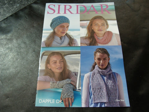 Sirdar Dapple Double Knitting One Size Accessories Pattern 8065