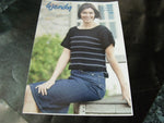 Wendy Double Knit Pattern 6038 Striped T Shirt