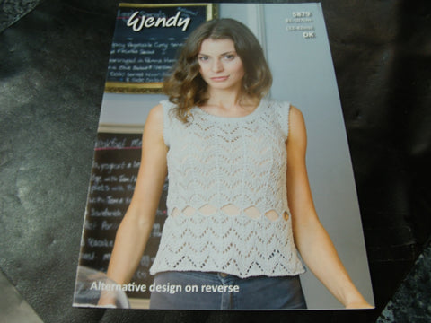 Wendy Double Knit Pattern 5879 Keyhole Sweaters