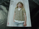 King Cole Aran Pattern 4434