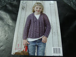 King Cole Aran Pattern 4434