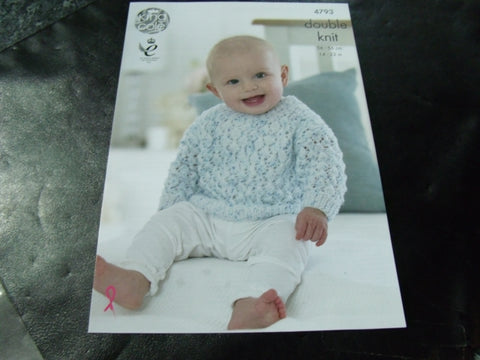 King Cole Double Knit Pattern 4793