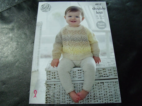 King Cole Double Knit Pattern 4917