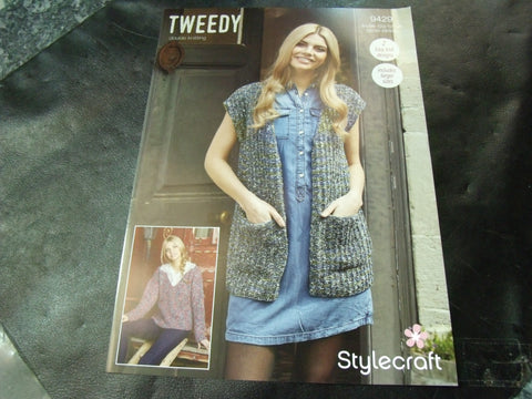 Stylecraft Double Knitting Pattern 9429 Two Easy Knit Designs