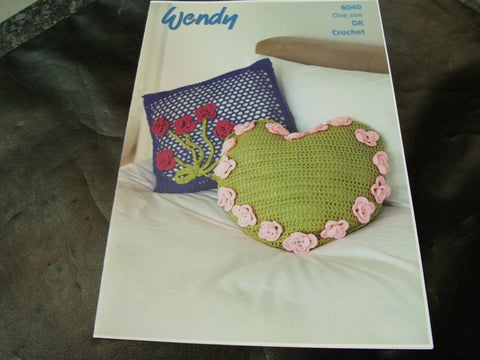 Wendy One Size Double Knit Crochet Pattern 6040