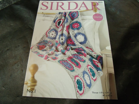 Sirdar Double Knitting Crochet Pattern 8048