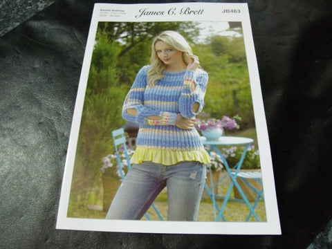 James C Brett Double Knitting Sweater Pattern JB463