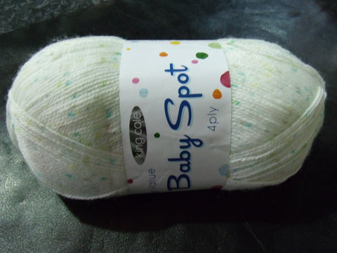 King Cole Big Value Baby Spot 4 Ply Knitting Yarn