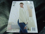 King Cole Aran Pattern 4815 Raglan Sleeve