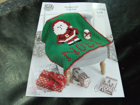 King Cole Double Knit amigurumi Crochet Christmas Pattern 5117
