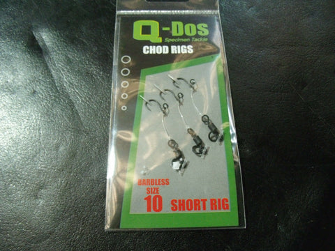 Chod Rigs Short Barbless (3) Size 10